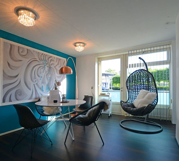 Zithoek in de salon